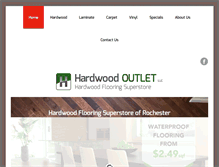 Tablet Screenshot of hardwoodoutletflooring.com